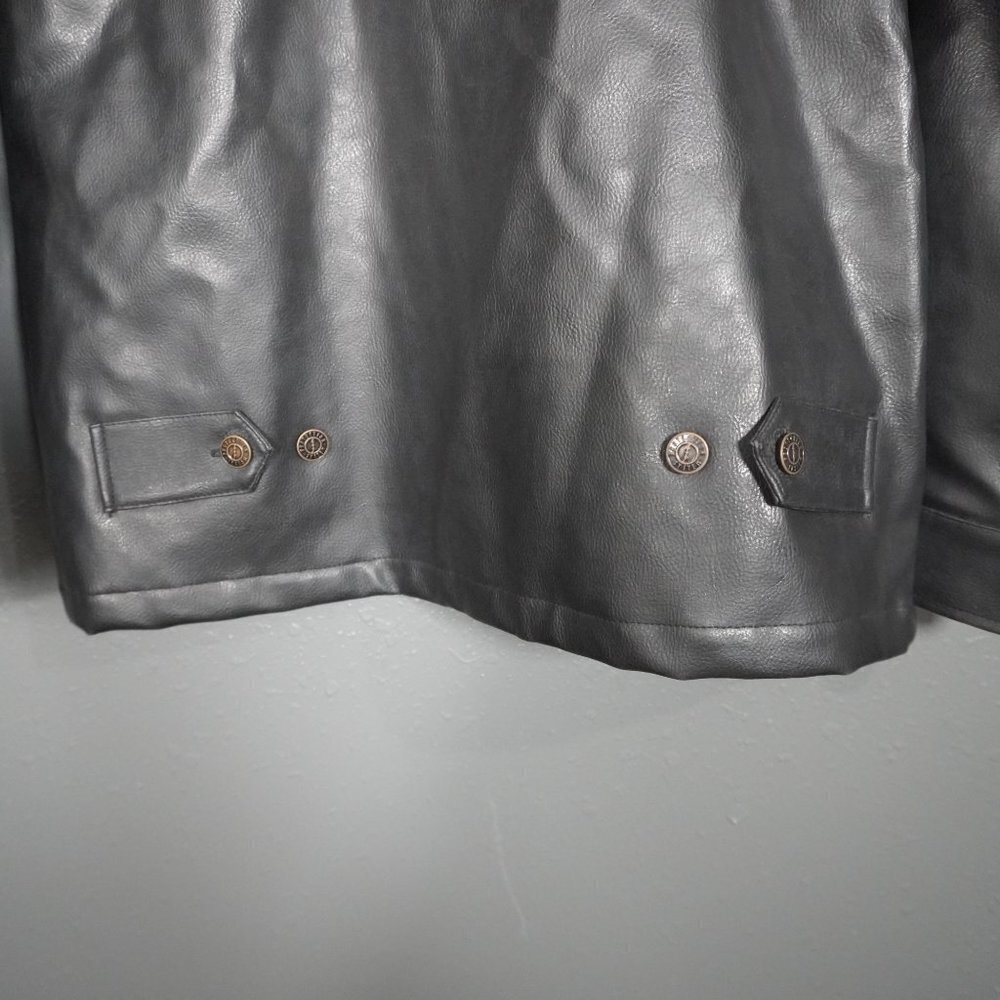 Protection System Womens Black Polyester Zip Up Motorcycle Jacket Size 14/16 - Picture 5 of 8